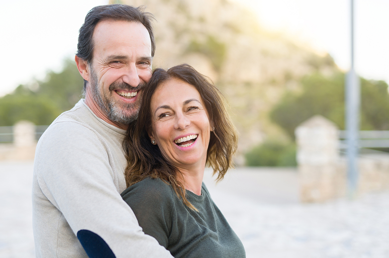 Patient comfortable and confident with implant-supported dentures